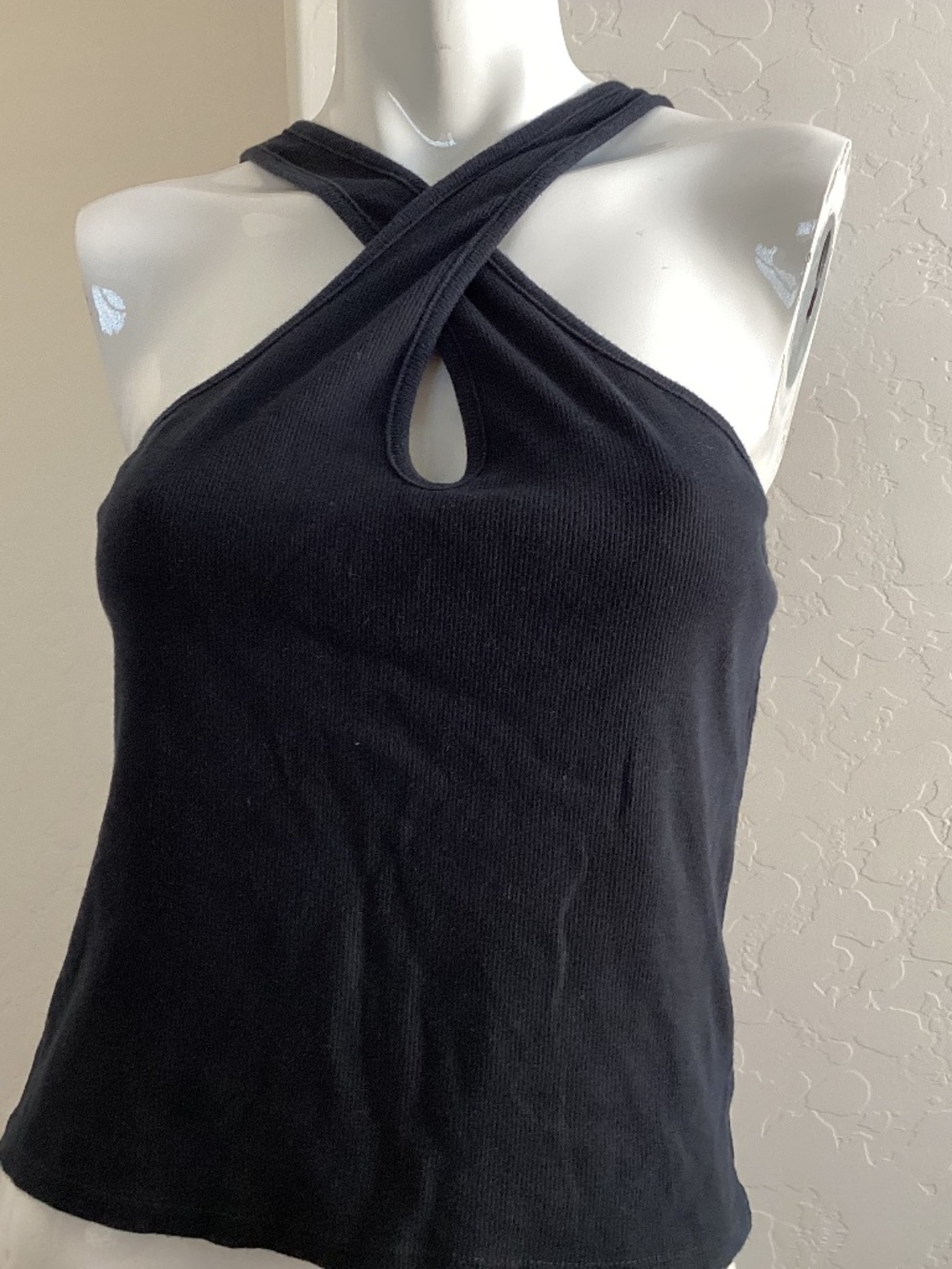 Anthropologie, size M, ribbed, black, NEW WITHOUT TAGS